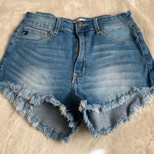 Kancan High-Waisted Jean Shorts